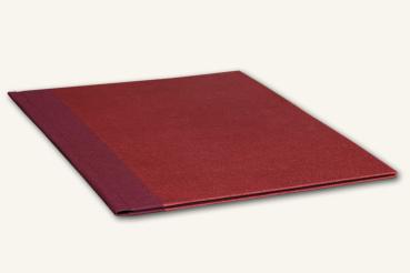 Music folder orchestra 14,96 x 10,63", burgundy, linen black 38 x 27 cm